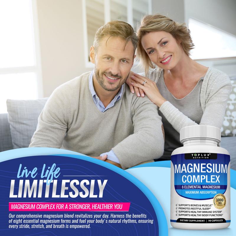Magnesium Complex 8 Essential Magnesium Supplement Fitness Edible-KY