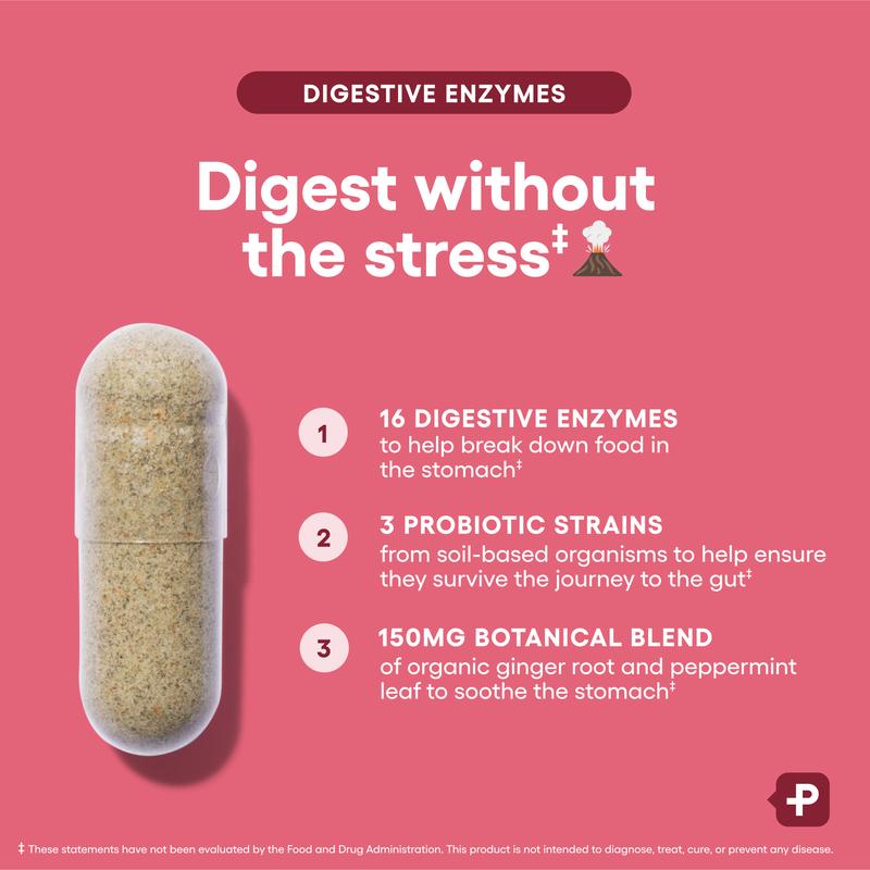 Gut Guardian Set: 60 billion probiotics + digestive enzymes + bloating relief probiotics-3LY
