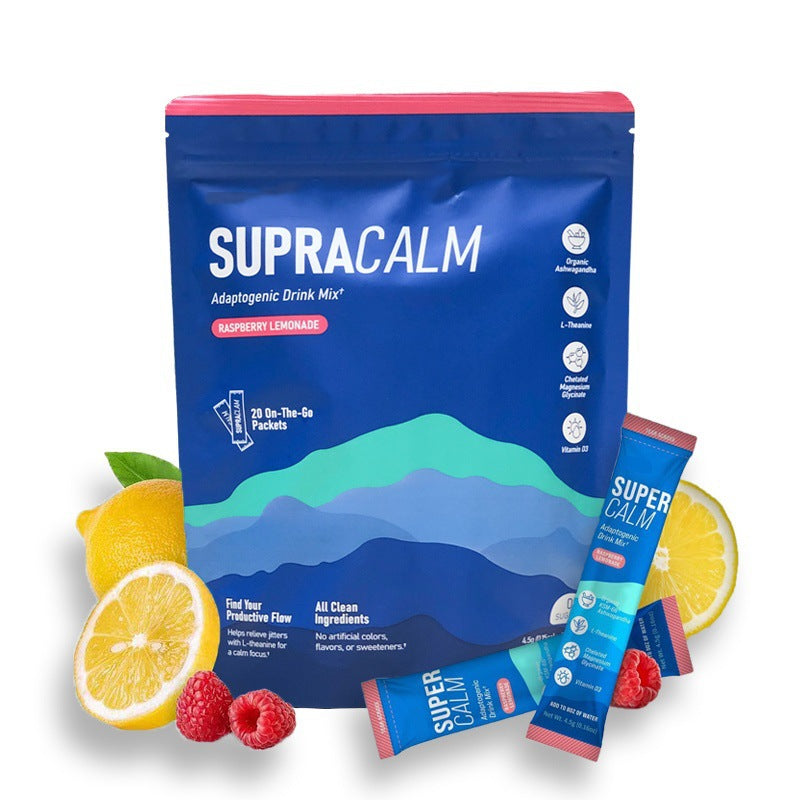 Supercalm Mixed Drink Powder, a supplement for relaxation and focused attention-3LY