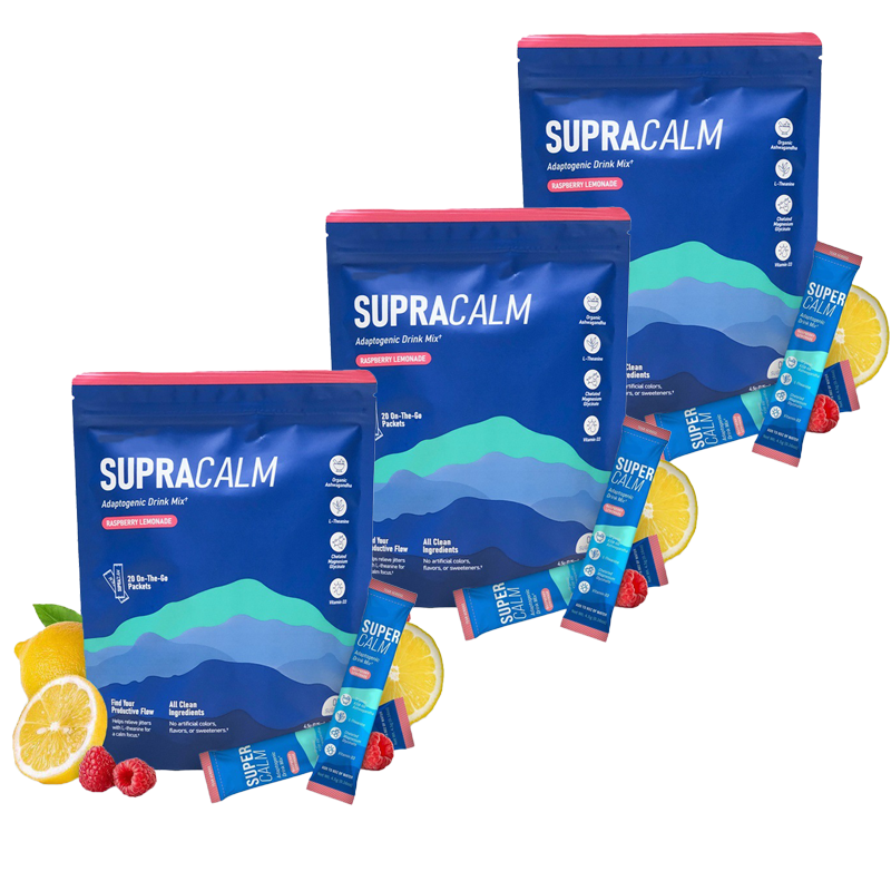Supercalm Mixed Drink Powder, a supplement for relaxation and focused attention-3LY