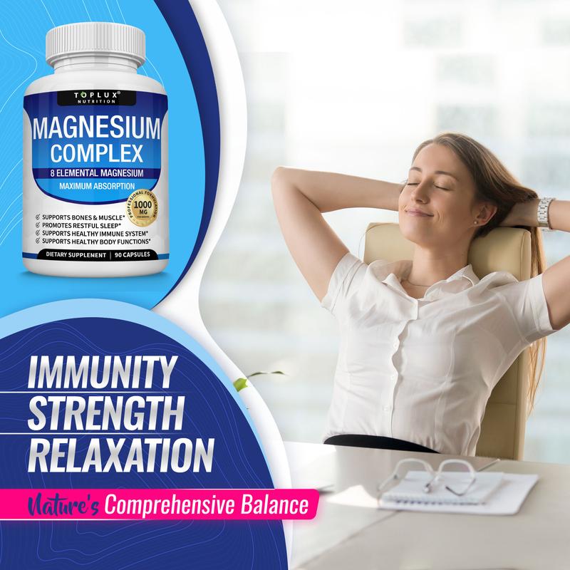 Magnesium Complex 8 Essential Magnesium Supplement Fitness Edible-KY